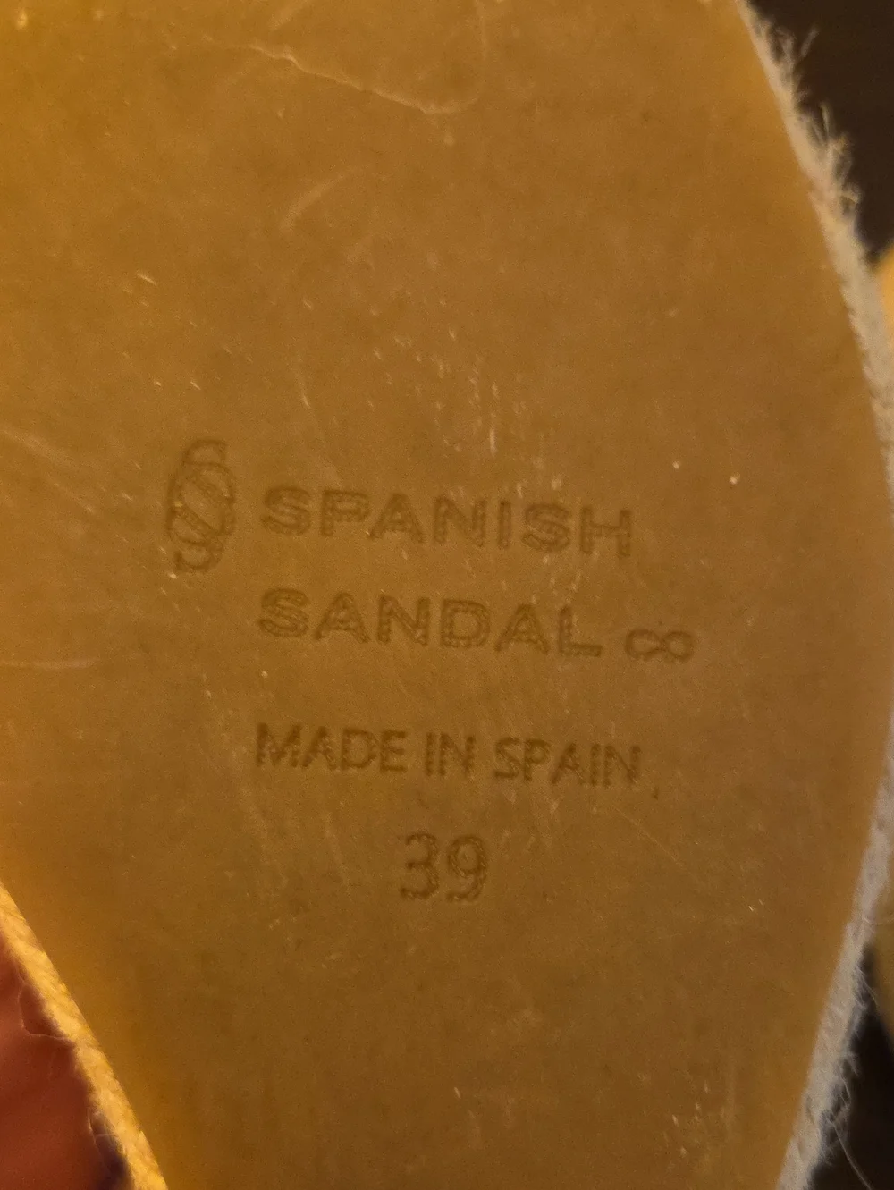 EUC Spanish Sandals Wedge 39